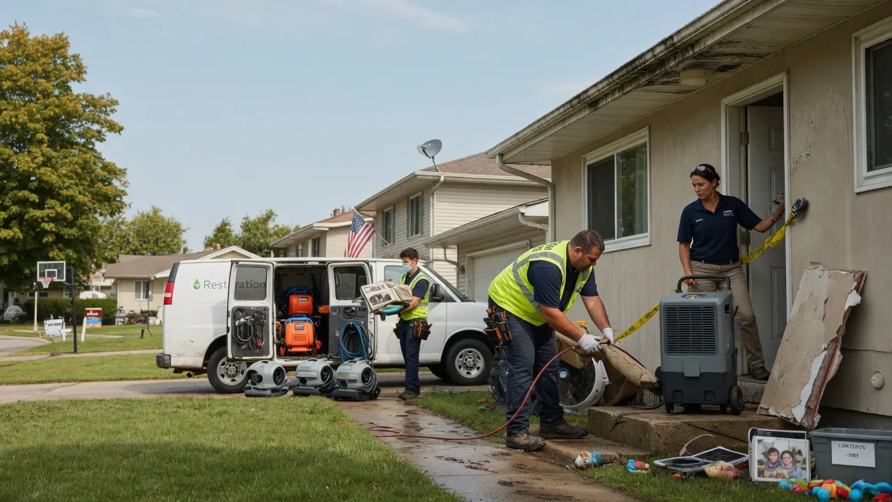 Water Damage Restoration in Cary, IL near me